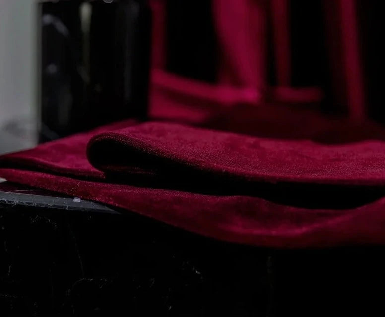 Regal Rouge Velvet Drapes