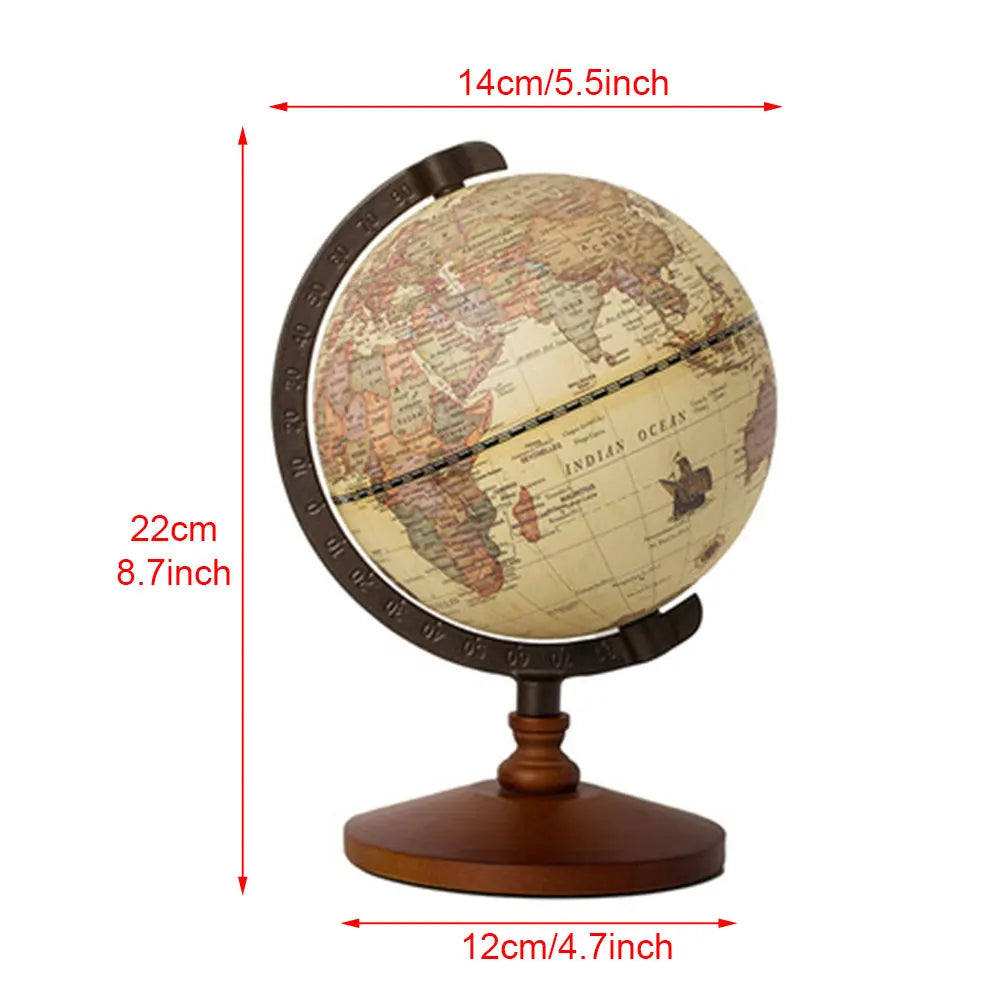 Wooden Desk Globe