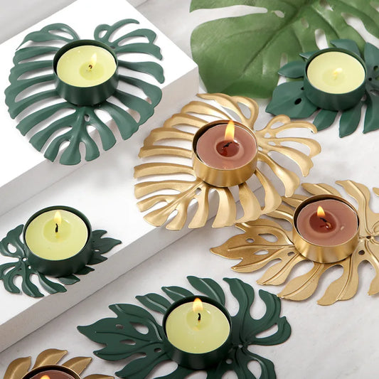 Monstera Candlelight Holder