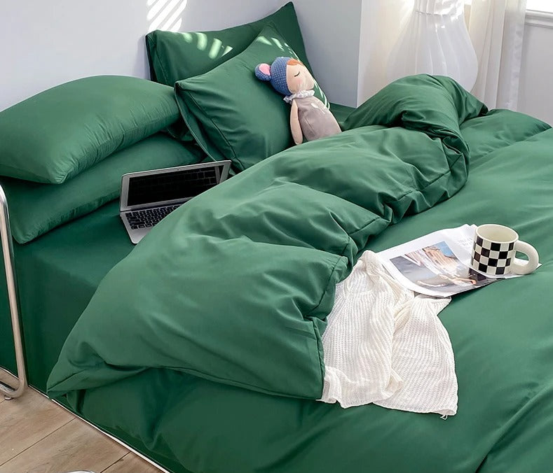 Forest Green Duvet Cover Set